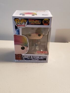 Funko Pop! Back to the Future #962 Marty in Future Outfit - Rainbow Hat
